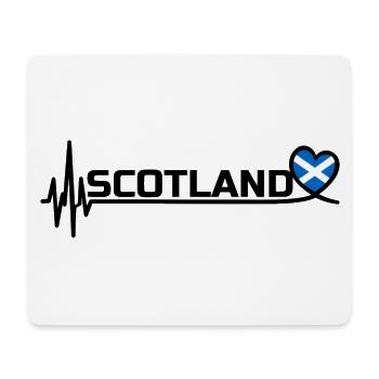 Scotland Sport Fan Football Black - Tapis de souris (format paysage) - blanc - Devant