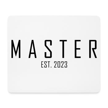 Master EST. 2023 - Mousepad (Querformat) - Weiß - Vorne