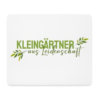 Kleingärtner aus Leidenschaft - Mousepad (Querformat) - Weiß - Vorne