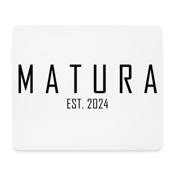 Matura EST. 2024 - Mousepad (Querformat) - Weiß - Vorne