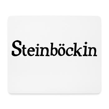 Sternzeichen Steinbock Steinböckin - Mousepad (Querformat) - Weiß - Vorne