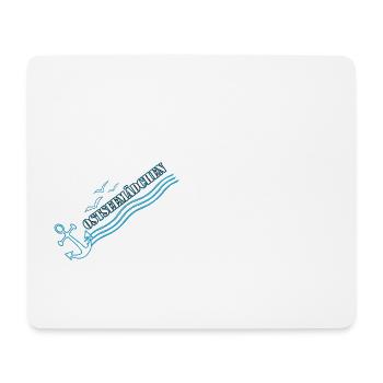 Ostseemädchen blau |Yolo-Artwork - Mousepad (Querformat) - Weiß - Vorne