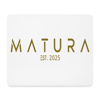 Matura est. 2025 - Mousepad (Querformat) - Weiß - Vorne