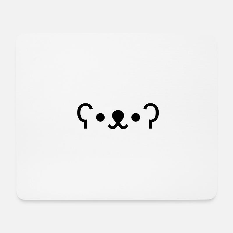 teddy - Mousepad (Querformat) - Weiß