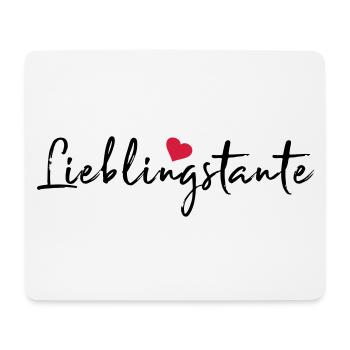 Lieblingstante Beste Tante Geschenk Neffe Nichte - Mousepad (Querformat) - Weiß - Vorne