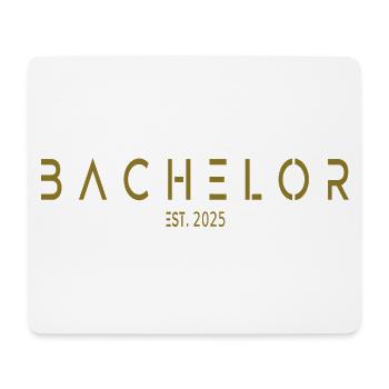 Bachelor est. 2025 - Mousepad (Querformat) - Weiß - Vorne