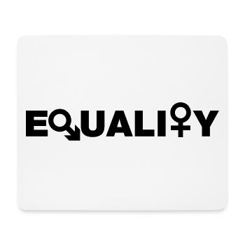 Equality equality man woman sex - Mouse Pad (horizontal) - white - Front