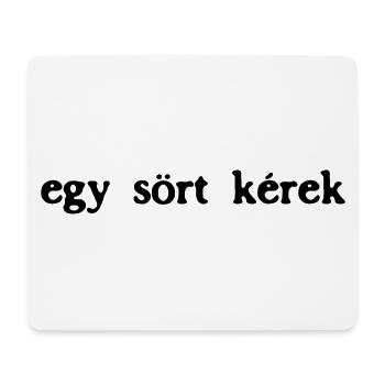 Ein Bier bitte auf Ungarisch - Mousepad (Querformat) - Weiß - Vorne