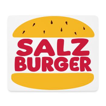 Salzburger - der beste Burger - Mousepad (Querformat) - Weiß - Vorne