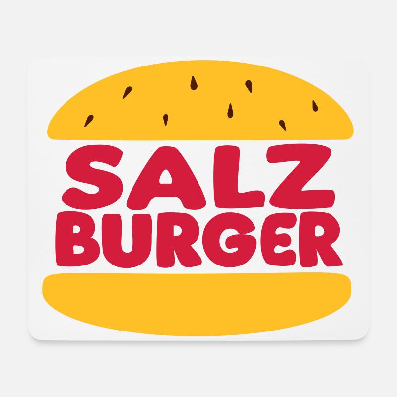 Salzburger - der beste Burger - Mousepad (Querformat) - Weiß