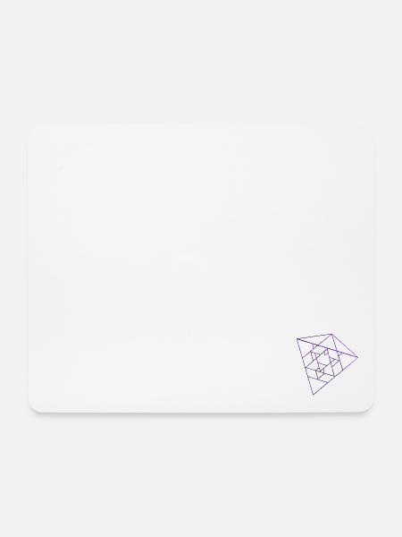 Saphir Universum Logo - Mousepad (Querformat) - Weiß