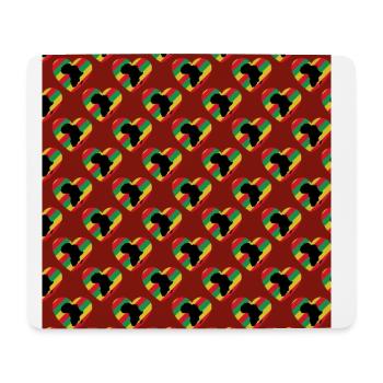 Mauspad Afrika schwarz Geschichte Monat Mauspad - Mousepad (Querformat) - Weiß - Vorne
