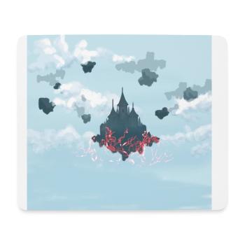 𝙕𝙚𝙡𝙙𝙖ゼルダの伝説 - Floating HyruIe Castle - Tapis de souris (format paysage) - blanc - Devant