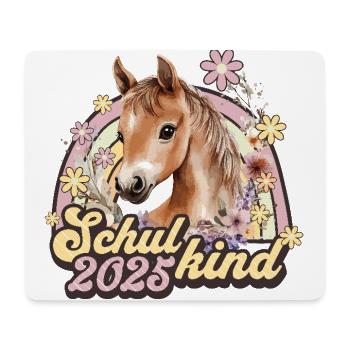 School Child 2025 Horse School Enrollment School Student - Mouse Pad (horizontal) - white - Front