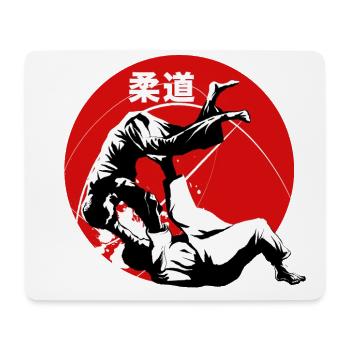 Judo - Mousepad (Querformat) - Weiß - Vorne