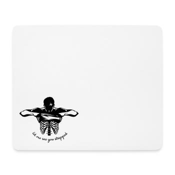 Stripped inspired by DM - Mousepad (Querformat) - Weiß - Vorne
