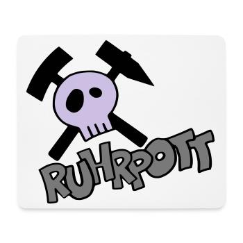 Ruhrpott Pirat - individualisierbar - Mousepad (Querformat) - Weiß - Vorne
