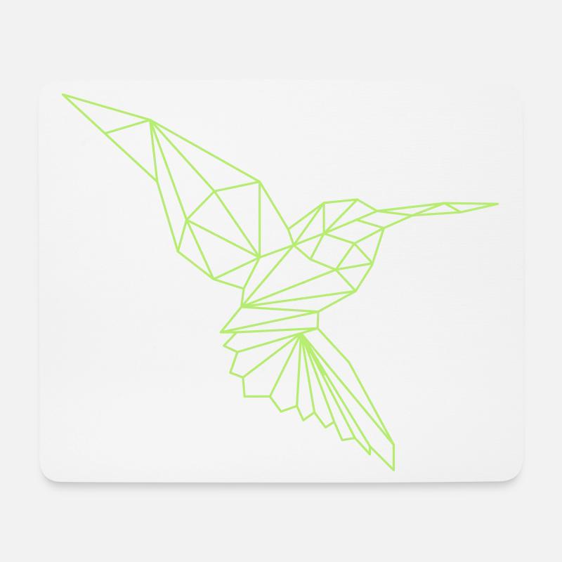Eisvogel - Mousepad (Querformat) - Weiß
