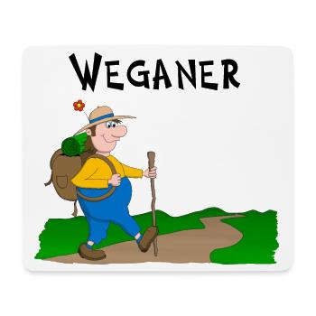 Wanderlust - Mousepad (Querformat) - Weiß - Vorne