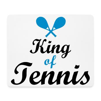 tennis - Tapis de souris (format paysage) - blanc - Devant