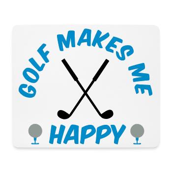 golfing - Mouse Pad (horizontal) - white - Front