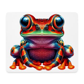 Grenouille - Tapis de souris (format paysage) - blanc - Devant