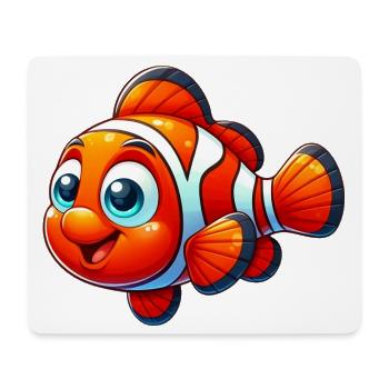 Clownfish - Mouse Pad (horizontal) - white - Front