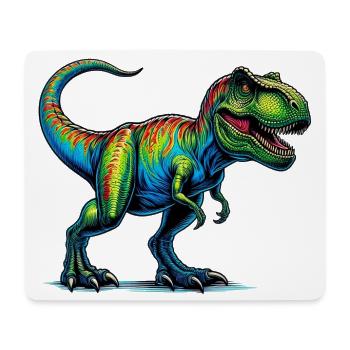 Dinosaur - Mouse Pad (horizontal) - white - Front