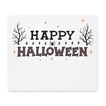 Dark Halloween Festive Typography - Mouse Pad (horizontal) - white - Front