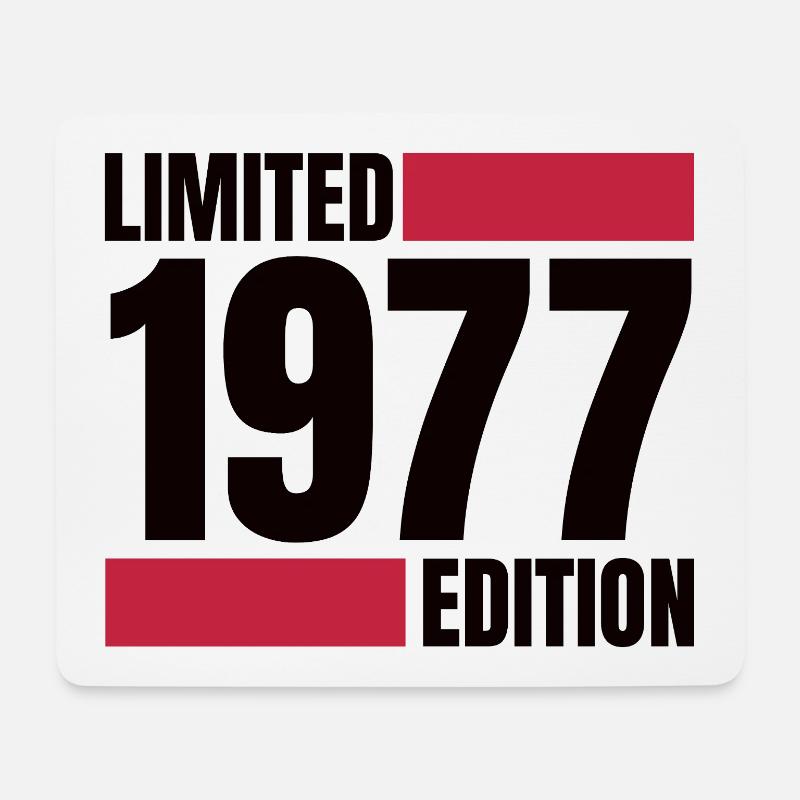 Limited Edition 1977 – Original since '77 - Mouse Pad (horizontal) - white