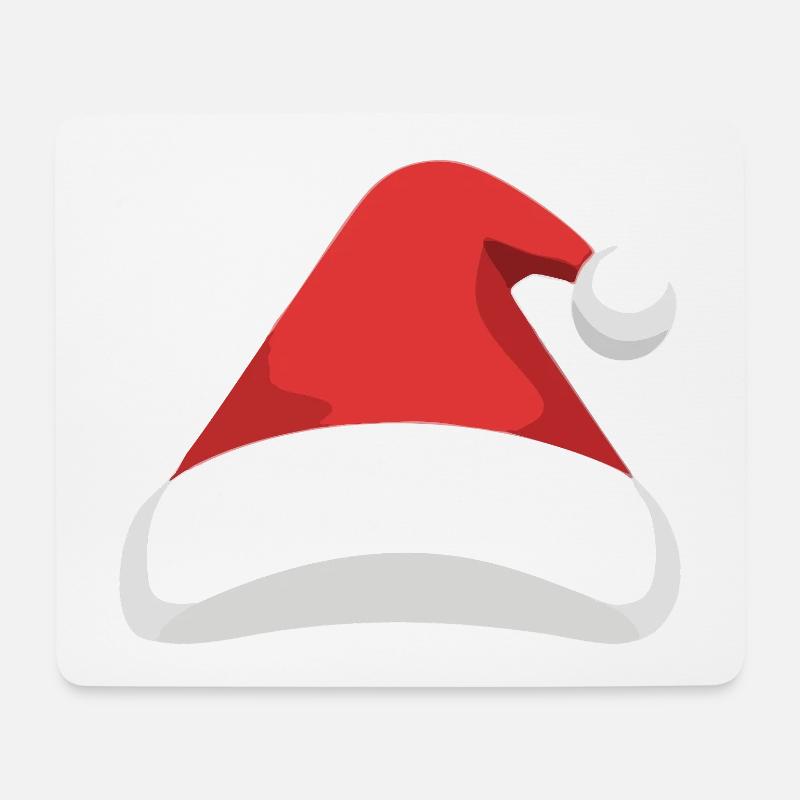 Elf Hat Santa Hat - Mouse Pad (horizontal) - white