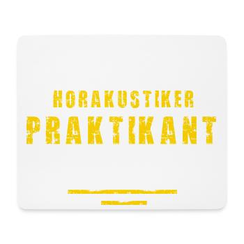 Hörakustiker Praktikant Hörakustik Praktikum - Mousepad (Querformat) - Weiß - Vorne