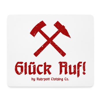 Good luck! - Ruhrpott - Zeche - Zollverein - Mouse Pad (horizontal) - white - Front