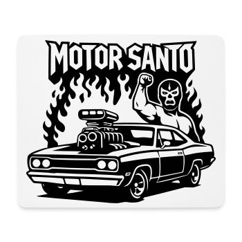Motor Santo Fire Hotrod - Mouse Pad (horizontal) - white - Front