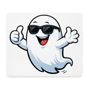 Sun spirit with sunglasses - Mouse Pad (horizontal) - white - Front