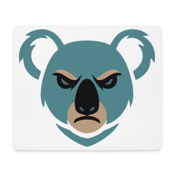 Wütender Koala - Mousepad (Querformat) - Weiß - Vorne