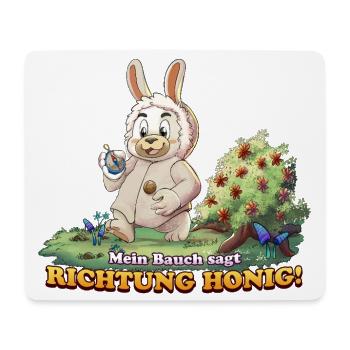 Siggi und der Zauberwald - Honig  - Mousepad (Querformat) - Weiß - Vorne