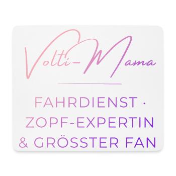 Volti-Mama: Lustiger Voltigier Spruch für Mütter - Mousepad (Querformat) - Weiß - Vorne