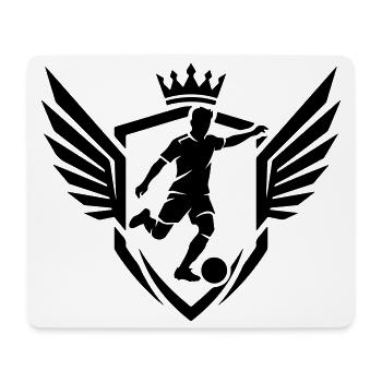 Blason du football Football - Tapis de souris (format paysage) - blanc - Devant