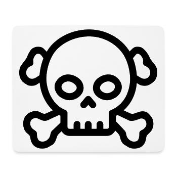 pirate - Tapis de souris (format paysage) - blanc - Devant
