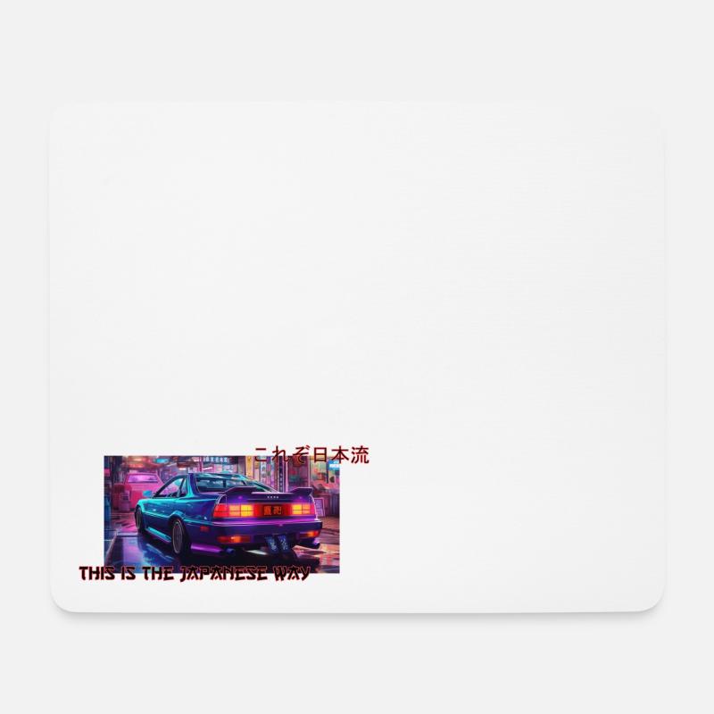 JDM - This is the japanese way - Mousepad (Querformat) - Weiß