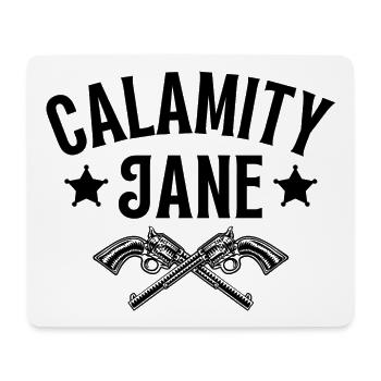 Calamity Jane, western, country - Tapis de souris (format paysage) - blanc - Devant