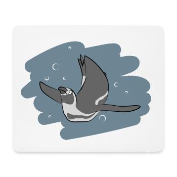 Illustrations Design "Pinguin Kisses" - Mousepad (Querformat) - Weiß - Vorne