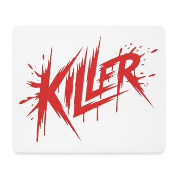 Killer - Killer Blood Design - Mousepad (Querformat) - Weiß - Vorne