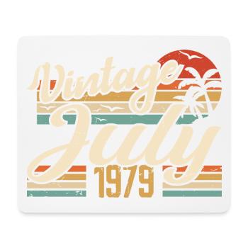 July 1979 Gift, 45th Anniversary July 1979 - Mouse Pad (horizontal) - white - Front