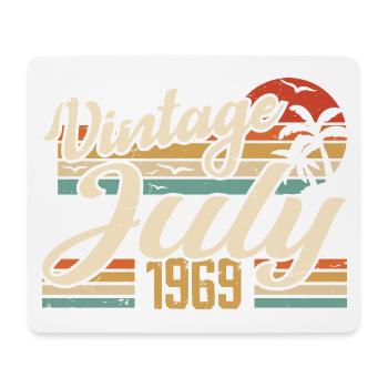 July 1969 Gift, 55th Anniversary July 1969 - Mouse Pad (horizontal) - white - Front
