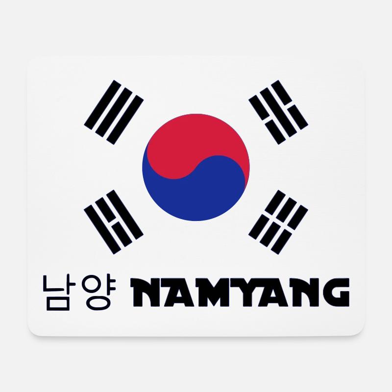 Korea Namyang - Mousepad (Querformat) - Weiß