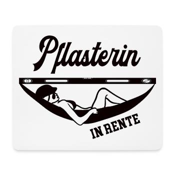 Pflasterin Rente Rentnerin Pflasterinnen Ruhestand - Mousepad (Querformat) - Weiß - Vorne