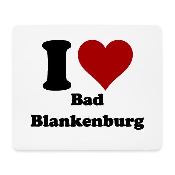 I Love Bad Blankenburg - Mousepad (Querformat) - Weiß - Vorne