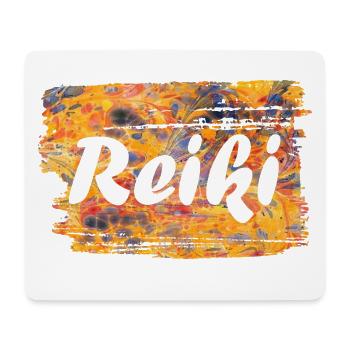 reiki schriftzug e 280 - Mousepad (Querformat) - Weiß - Vorne
